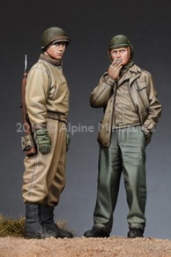 画像5: Alpine Miniatures[AM35192]1/35 米戦車兵(冬季軍装)(2体セット)