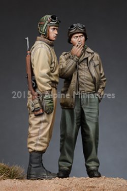 画像7: Alpine Miniatures[AM35192]1/35 米戦車兵(冬季軍装)(2体セット)