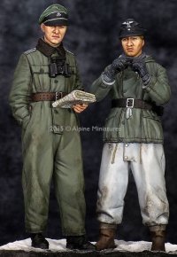 Alpine Miniatures[AM35201]1/35 ヨアヒム・パイパー&下士官 ハリコフの戦い(2体セット)