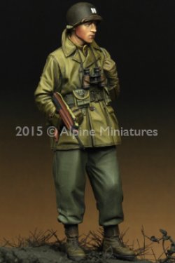 画像1: Alpine Miniatures[AM35203]1/35  WWII米 歩兵将校(マッキーノコート)