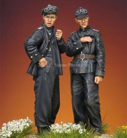 画像4: Alpine Miniatures[AM35207]1/35 武装親衛隊 AFVクルーセット Uボートジャケット 1944-45(2体セット)