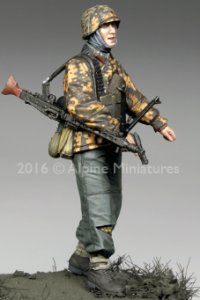Alpine Miniatures[AM35211]1/35 WWII独 武装親衛隊機銃手 ハンセン戦闘団(バルジの戦い)