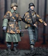 Alpine Miniatures[AM35213]1/35 WWII独 武装親衛隊歩兵 ハンセン戦闘団(バルジの戦い)(2体セット)