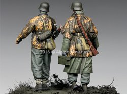 画像8: Alpine Miniatures[AM35213]1/35 WWII独 武装親衛隊歩兵 ハンセン戦闘団(バルジの戦い)(2体セット)