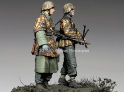 画像7: Alpine Miniatures[AM35213]1/35 WWII独 武装親衛隊歩兵 ハンセン戦闘団(バルジの戦い)(2体セット)