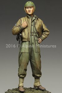 画像1: Alpine Miniatures[AM35217]1/35 WWII米 第3機甲師団 伍長(HBTツナギ) (1)