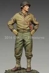 Alpine Miniatures[AM35218]1/35 WWII米 第3機甲師団 二等軍曹(タンカージャケット)