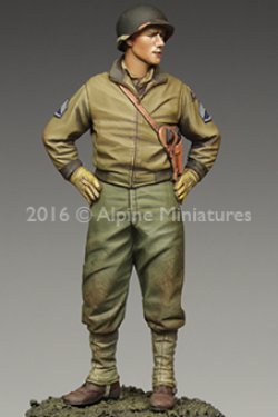 画像1: Alpine Miniatures[AM35218]1/35 WWII米 第3機甲師団 二等軍曹(タンカージャケット)
