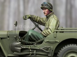 画像2: Alpine Miniatures[AM35242]1/35 WWII米 ジープドライバー(冬季)