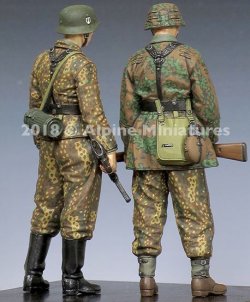 画像3: Alpine Miniatures[AM35246]1/35 WWII独 SS擲弾兵44-45(2体セット)