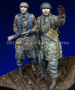 画像1: Alpine Miniatures[AM35249]1/35 WWII独 降下猟兵 アルデンヌ戦(2体セット)