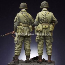 画像4: Alpine Miniatures[AM35252]1/35 WWII米 第101空挺師団 兵士(2体セット)