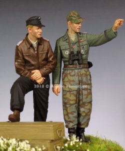 画像2: Alpine Miniatures[AM35255]1/35 WWII独 SS将校 44-45(2体セット)