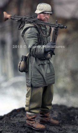 画像1: Alpine Miniatures[AM35256]1/35 WWII 独 武装親衛隊 MG42ガンナー ハリコフ