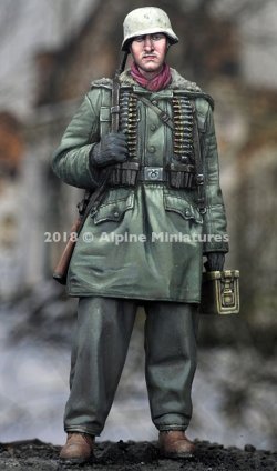 画像1: Alpine Miniatures[AM35257]1/35 WWII 独 武装親衛隊弾 薬箱を持つ兵士 ハリコフ