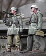 Alpine Miniatures[AM35258]1/35 WWII 独 武装親衛隊 MG42機関銃チーム ハリコフ ２体セット