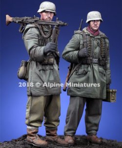 画像5: Alpine Miniatures[AM35258]1/35 WWII 独 武装親衛隊 MG42機関銃チーム ハリコフ ２体セット