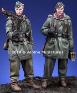 画像4: Alpine Miniatures[AM35258]1/35 WWII 独 武装親衛隊 MG42機関銃チーム ハリコフ ２体セット