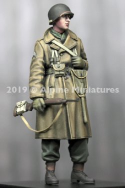 画像14: Alpine Miniatures[AM35259]1/35 WWII 米 アメリカ陸軍歩兵 カービン銃を持つ冬季装備の下士官