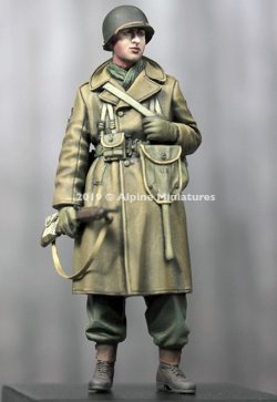画像13: Alpine Miniatures[AM35259]1/35 WWII 米 アメリカ陸軍歩兵 カービン銃を持つ冬季装備の下士官