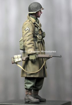 画像7: Alpine Miniatures[AM35259]1/35 WWII 米 アメリカ陸軍歩兵 カービン銃を持つ冬季装備の下士官