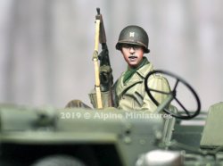 画像2: Alpine Miniatures[AM35260]1/35 WWII 米 アメリカ陸軍歩兵 斥候へ向かう搭乗兵