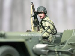 画像1: Alpine Miniatures[AM35260]1/35 WWII 米 アメリカ陸軍歩兵 斥候へ向かう搭乗兵