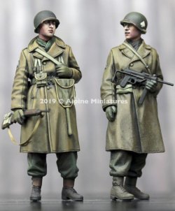 画像3: Alpine Miniatures[AM35261]1/35 WWII 米 アメリカ陸軍歩兵 冬支度を整えた兵士(2体セット）