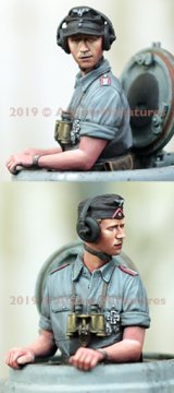 Alpine Miniatures[AM35263]1/35 WWII 独 ドイツ陸軍 上着を脱いだ夏場の戦車兵#1