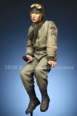 画像5: Alpine Miniatures[AM35285]1/35 WWII 米陸軍マフラー姿の戦車長＃2