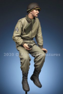 画像11: Alpine Miniatures[AM35285]1/35 WWII 米陸軍マフラー姿の戦車長＃2