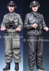 Alpine Miniatures[AM35292]1/35 WWII ドイツパンツァーエースセット(2体入)