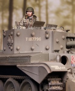 画像1: Alpine Miniatures[AM35297]1/35 WWII イギリス陸軍戦車長＃2 腕を組む戦車長 (1)