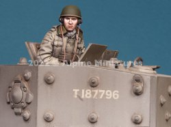 画像3: Alpine Miniatures[AM35297]1/35 WWII イギリス陸軍戦車長＃2 腕を組む戦車長