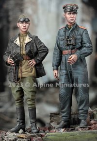 Alpine Miniatures[AM35308]1/35 WWII 露 ソビエト軍戦車兵 士官セット(2体セット)