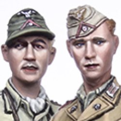 画像9: Alpine Miniatures[AM35311]1/35 WWII ドイツアフリカ軍団 装甲部隊将校セット(2体入)