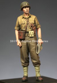 Alpine Miniatures[AM35269]1/35 WWII 米 夏場でジャケットを脱いだ米戦車兵士官