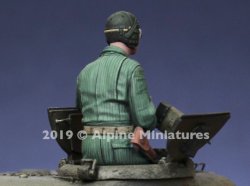 画像4: Alpine Miniatures[AM35270]1/35 WWII 米 腕捲りした夏場の米戦車長