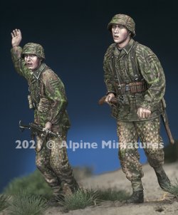 画像3: Alpine Miniatures[AM35289]1/35 WWII 独 武装SS擲弾兵 1944 2体セット