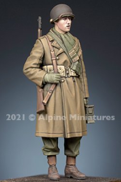 画像3: Alpine Miniatures[AM35294]1/35 WWIIアメリカ陸軍 予備弾薬箱を運ぶ射撃助手 冬