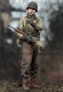 画像1: Alpine Miniatures[AM35303]1/35 WWIIアメリカ陸軍歩兵 指示を出す冬季装備の下士官 (1)