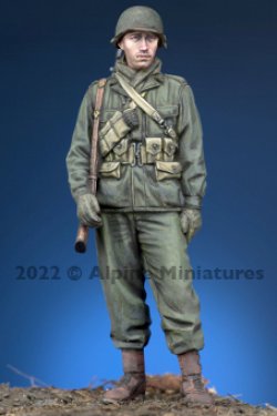 画像4: Alpine Miniatures[AM35304]1/35 WWIIアメリカ陸軍歩兵 冬姿の歩兵