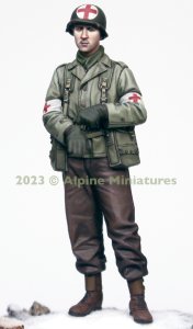 画像1: Alpine Miniatures[AM35313]1/35 WWII アメリカ陸軍 衛生兵 (1)