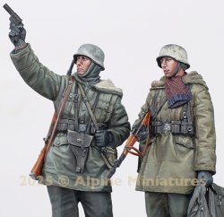 画像2: Alpine Miniatures[AM35326]1/35 WWII ドイツ武装親衛隊 装甲擲弾兵 ハリコフ攻防戦セット(2体入)