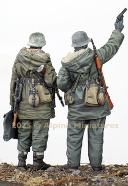 画像3: Alpine Miniatures[AM35326]1/35 WWII ドイツ武装親衛隊 装甲擲弾兵 ハリコフ攻防戦セット(2体入)