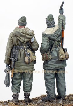 画像5: Alpine Miniatures[AM35326]1/35 WWII ドイツ武装親衛隊 装甲擲弾兵 ハリコフ攻防戦セット(2体入)