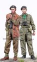 画像1: Alpine Miniatures[AM35329]1/35 WWII イギリス 王立第4/7近衛竜騎兵戦車連隊 戦車兵将校セット(2体入) (1)
