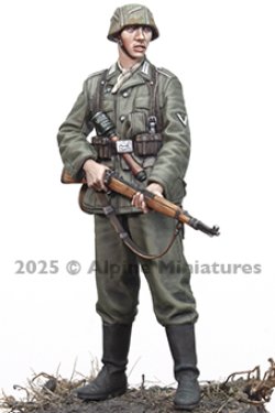 画像4: Alpine Miniatures[AM35331]1/35 WWII ドイツ Kar98kを持つ装甲擲弾兵兵士