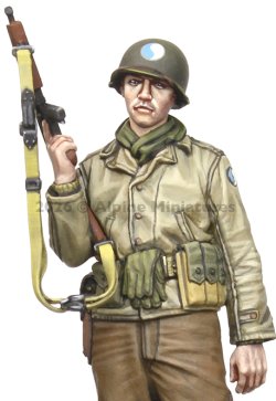画像1: Alpine Miniatures[AM35334]1/35 WWII アメリカ陸軍 歩兵将校