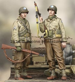 画像1: Alpine Miniatures[AM35335]1/35 WWII アメリカ陸軍 第29歩兵師団歩兵セット(2体入)